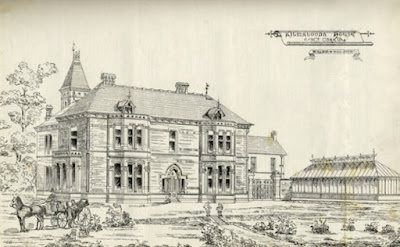 Kilmalooda House: unexecuted scheme for a new house, 1872. Image: Cork Libraries