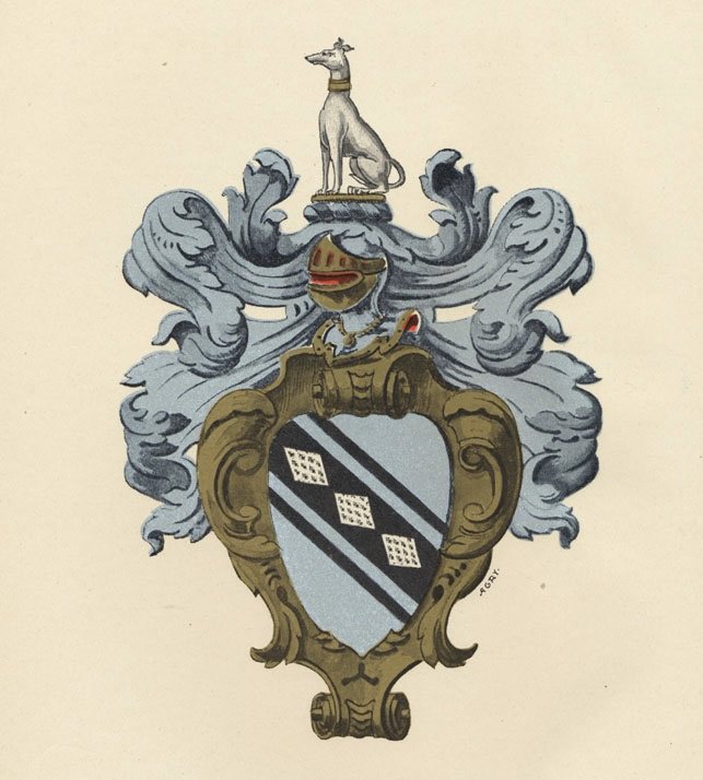 The Ryves coat of arms. Image: Unknown