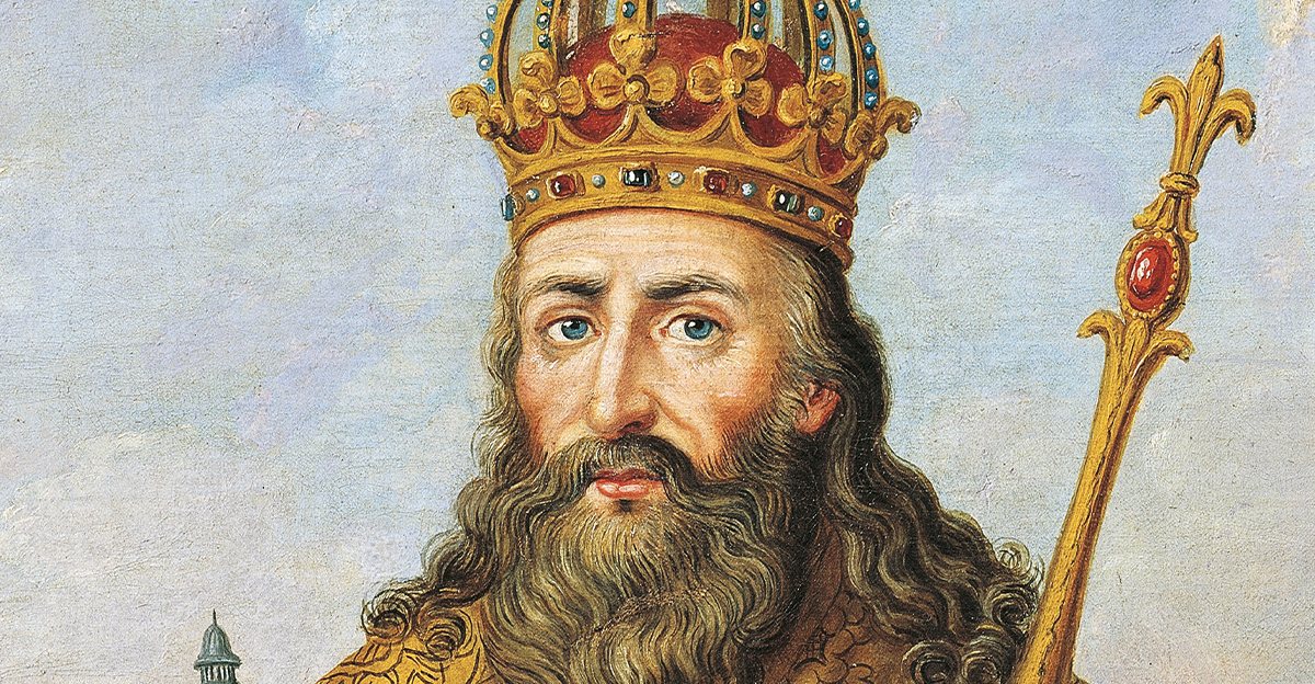 Charlemagne was King of the Franks from 768, King of the Lombards from 774, and Emperor of what is now known as the Carolingian Empire from 800. Image: DeAgostini/Getty Images