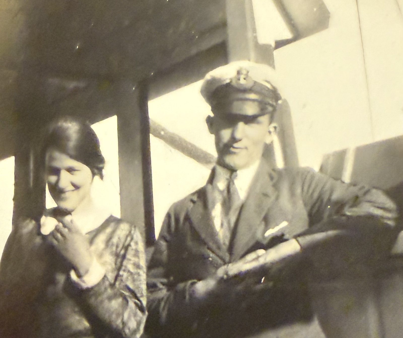 Harry with his sister Alice Dorothy, my grandmother, in 1924. From the family album.