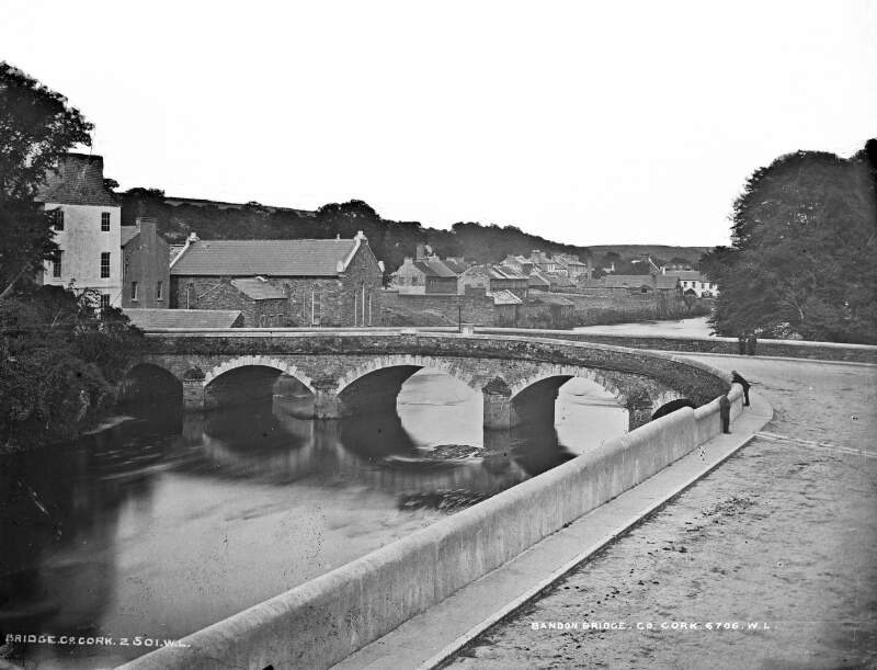 Bandon Bridge, Co. Cork, c. 1880. The town where Richard and Margaret Damery were burying family in the 1690s. Image: National Library of Ireland