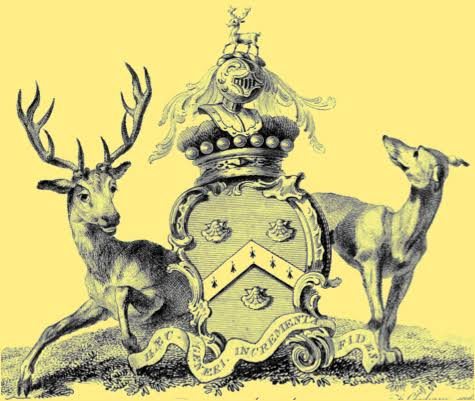 The coat of arms of Col. Richard Townsend. Image: The Townsend Family Records
